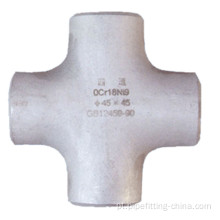 Asme B16.9 Aço Inoxidável Quatro vias Cross Pipe Fitting